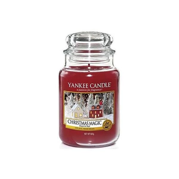 Doftljus - Yankee Candle - Julmagi - Stor burk - Röd - Kryddiga toner