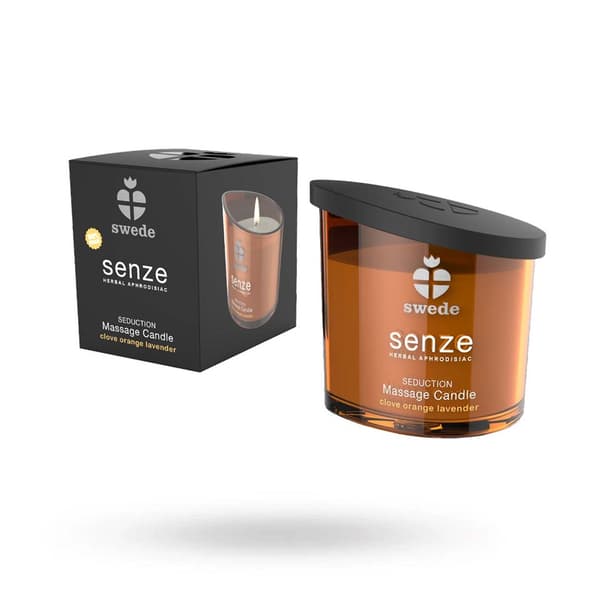Senze Seduction Massage Candle- Clove Orange Lavender