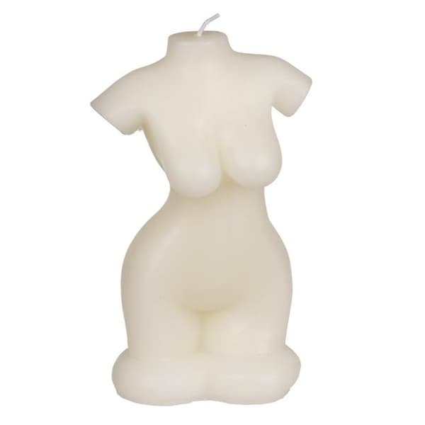 Värmeljus / Stearinljus - Kvinnokropp - 15 cm