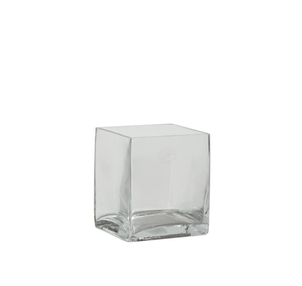 Vase IN HOME 15x15xH15cm, klart glas