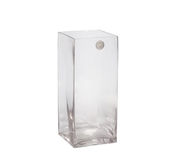 Vas IN HOME 13x13xH30cm, klart glas