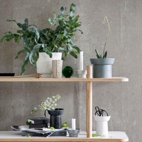 Ombria Candlestick, Slate - Kähler