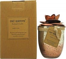 Bali Mantra Camellia Glass Copper Candle 500g - Kaffir Lime
