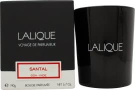 Lalique stearinlys 190g - Santal Goa