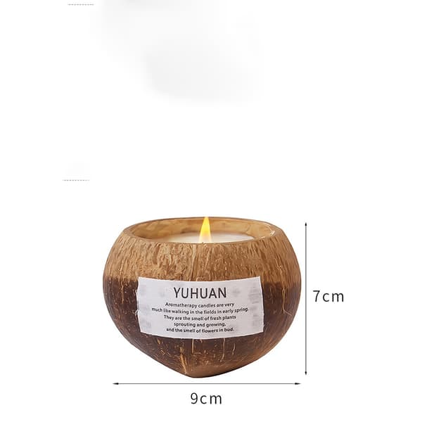INF Aromaterapi stearinlys-kokosnøttskall aromaterapi