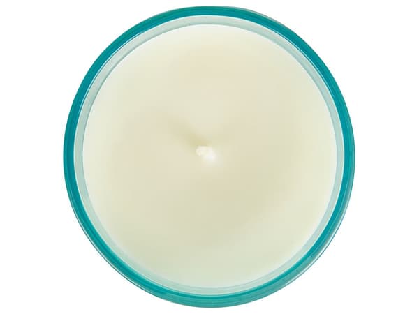 Sæt med 3 flerfarvede duftlys 100% sojavoks bomuldsvæge glas blomstret orientalsk urtenote salvie med havsalt havorkidé