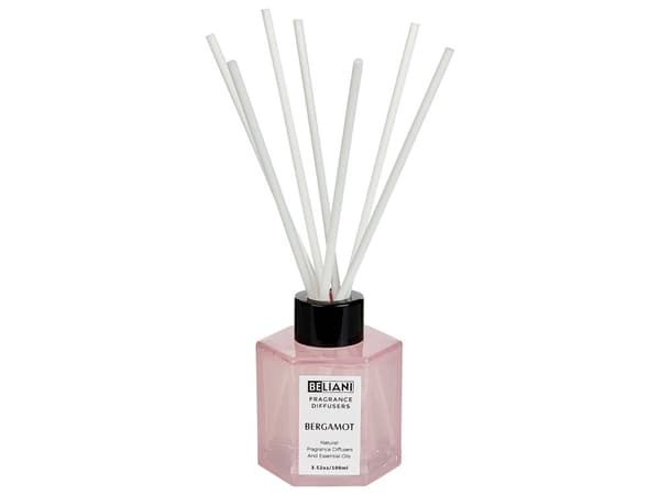Duftlys og rumduftsæt pink 100% sojavoks bomuldshjerteglas frugtagtig bergamot