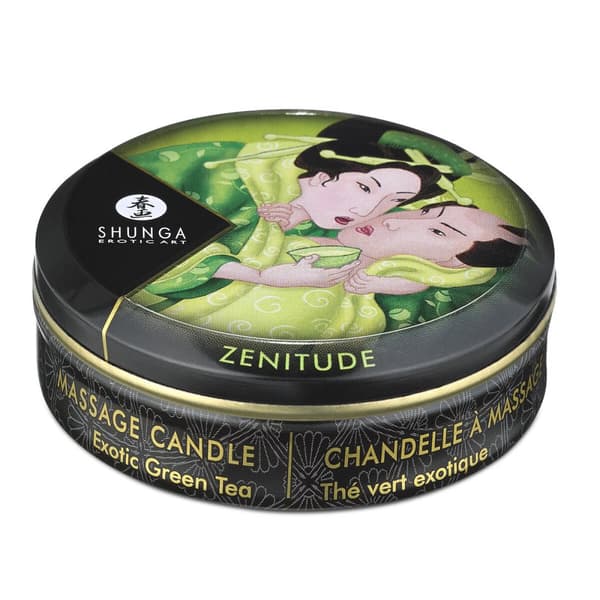 Senze Massage Lys Drillende Shunga Exotic Green Tea Grøn Te 30 ml