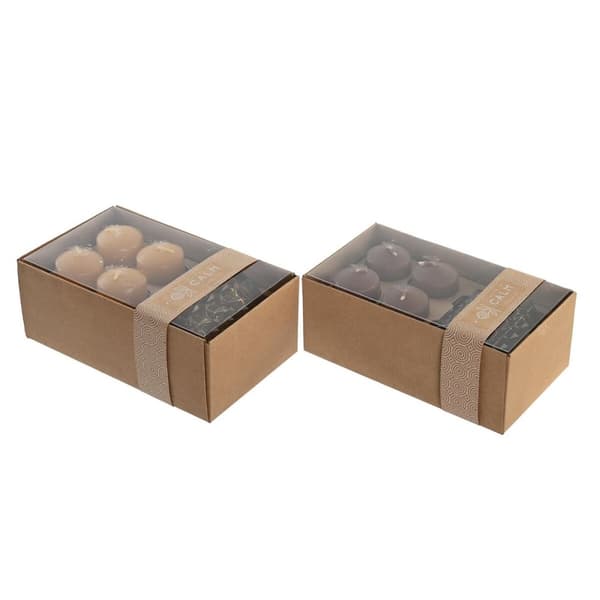 Kynttiläsarja DKD Home Decor 36 g Kaupunki (2 osaa) (12 osaa)