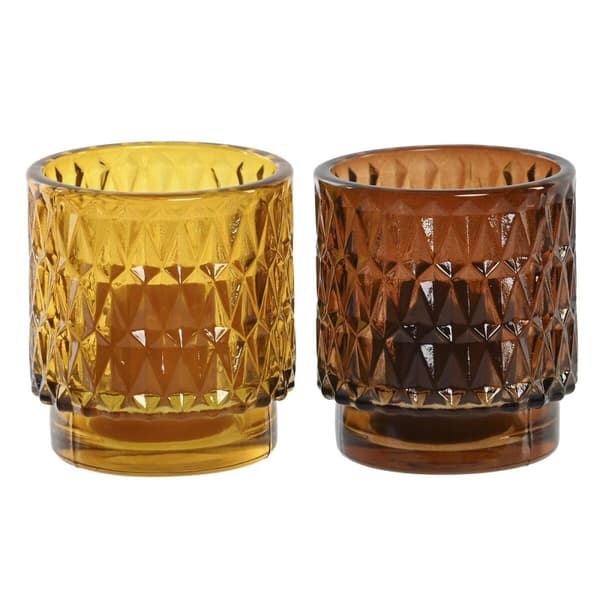 Kynttiläsarja DKD Home Decor 36 g Kaupunki (2 osaa) (12 osaa)