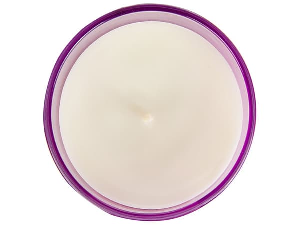 Set med 3 doftljus Flerfärgade 100% sojavax Bomullsveke Glas Blommor Orientaliska Örter Doft Vitt te/Lavendel/Jasmin