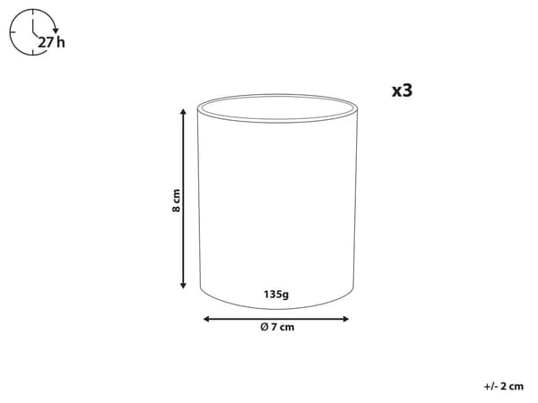 Set med 3 doftljus Flerfärgade 100% sojavax Bomullsveke Glas Naturlig Frisk Doft Gyllene äpple/Choklad/Bärnsten