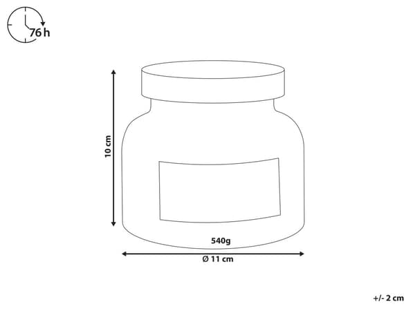 Doftljus 100% Sojavax Bomullsveke Glas Fräsch doft Rosmarin Lavendel