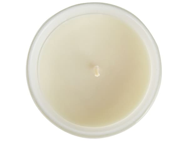 Sett med 3 duftlys Hvit rav Hvit te Hvit sjasmin 100% soyavoks Bomullsveke Glass Frisk og naturlig duft Stearinlys Dekorasjon