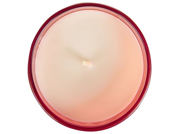 Sett med 3 duftlys Fersken og røde rips Gule bær Golden apple 100% soyavoks Bomullsveke Glass Frisk duft Stearinlys Dekorasjon