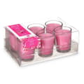 Miniatyrbild 3 av 4: Set med Doftljus Acorde 48-D-AR Orkidé Glas (12 antal)