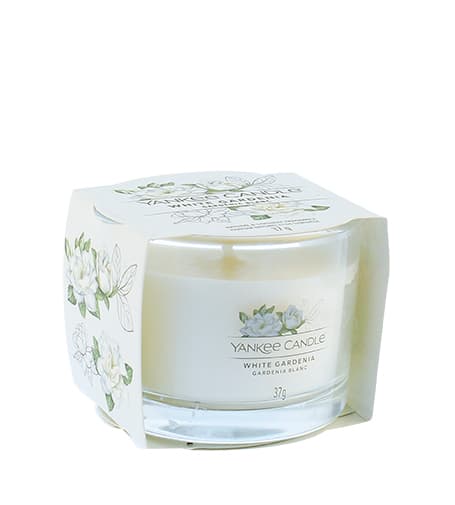 Yankee Candle White Gardenia votive candle in glass 37 g