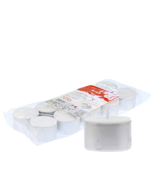 Krab XXL 8h Tealight Candle 10pcs
