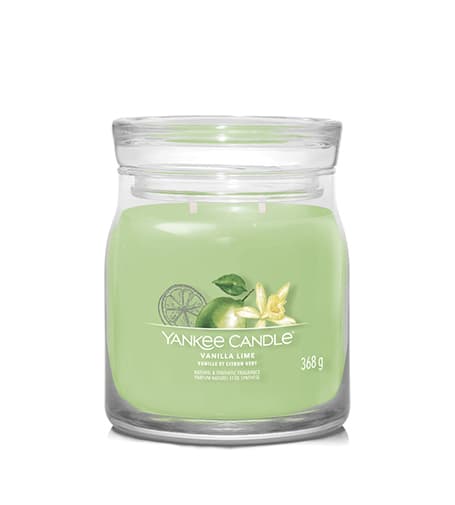 Yankee Candle Vanilla Lime signature medium candle 368 g