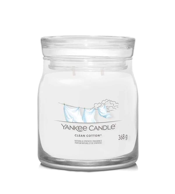Yankee Candle Signature Clean Cotton Scented Candle 368g