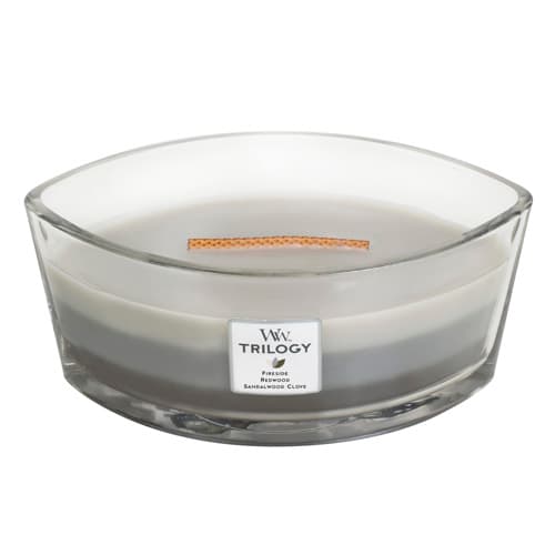 WoodWick Warm Woods scented candle with wooden wick 453.6 g