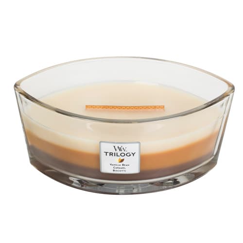 WoodWick Café Sweets scented candle with wooden wick 453.6 g
