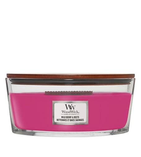 WoodWick Wild Berry & Beets scented candle with wooden wick 453.6 g