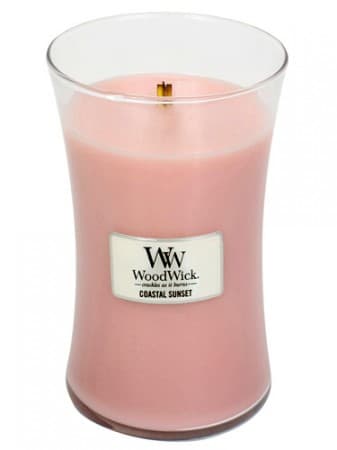 WoodWick Coastal Sunset scented candle with wooden wick 609.5 g
