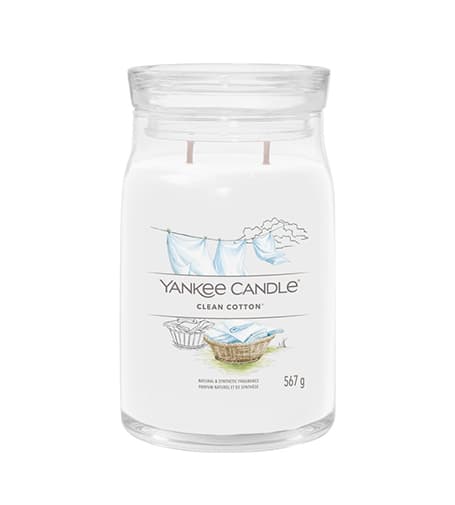 Yankee Candle Clean Cotton signature candle large 567 g