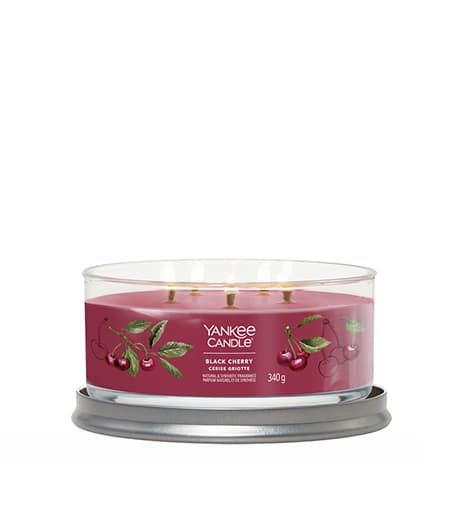 Yankee Candle Black Cherry signature tumbler 5 wicks 340 g