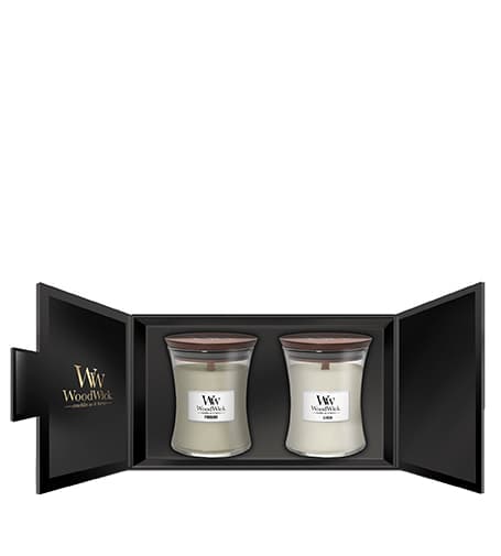 WoodWick Fireside, Linen Gift Set