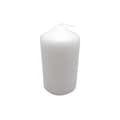 Miniatyrbild 1 av 2: Cylindriskt vitt ljus 9 cm