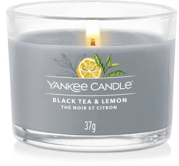 Yankee Candle® Filled Votive Black Tea & Lemon 3x37 g