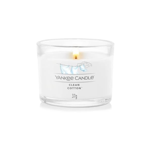 Yankee Candle® Täytetty Votive ljus Clean Cotton 37g