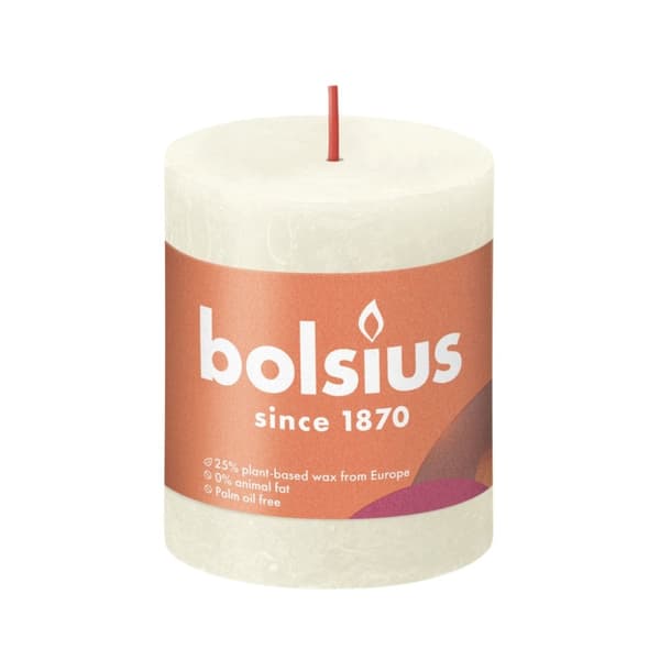 Bolsius Lys 8x6,8 cm Blød Perle