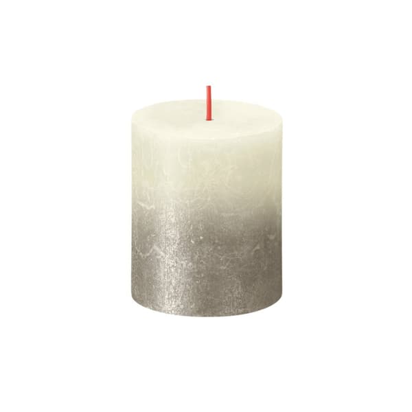 Bolsius Candle 8x6,8 cm Fading Pearl Champagne