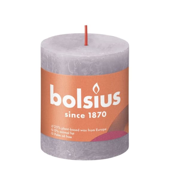 Bolsius lys 8x6,8 cm Lavendel blå Blå