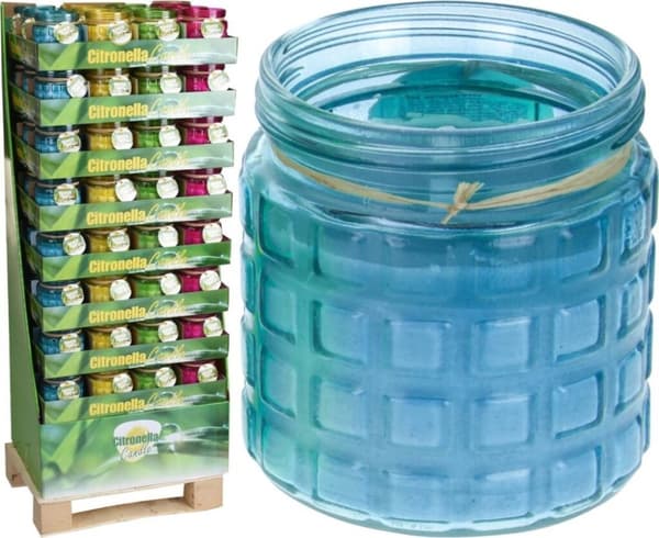 Homestyle Citronella ljus i glasburk brännare