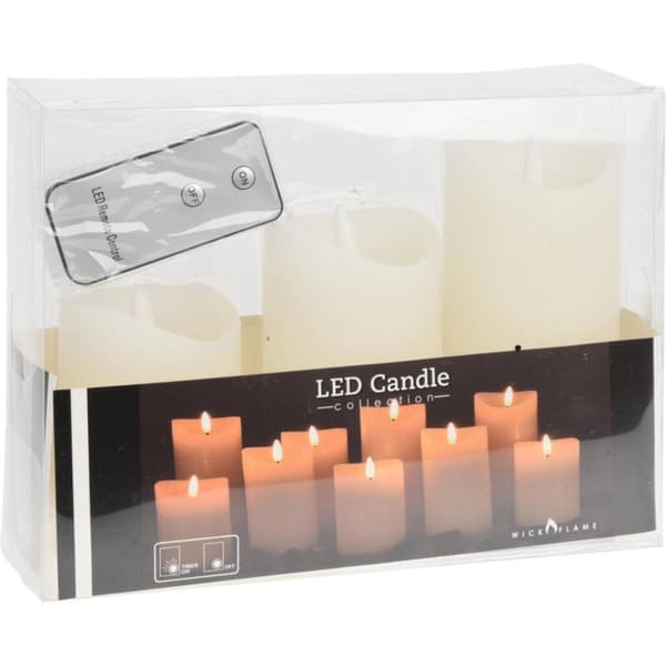LED-ljus 3 Styck Vita