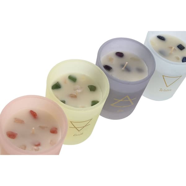 Tuoksukynttilä Home ESPRIT Kaupunki 200 g (4 osaa)