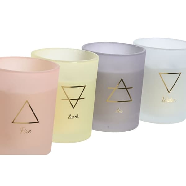 Tuoksukynttilä Home ESPRIT Kaupunki 200 g (4 osaa)