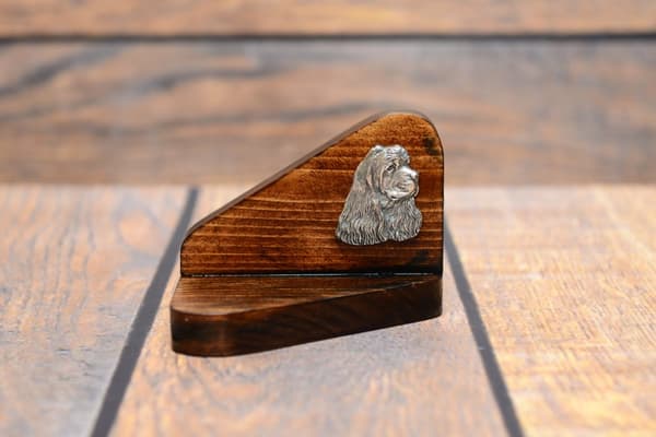 American Cocker Spaniel - träljusstake med hund, värmeljusställ, hundminnesmärke av Art-Dog