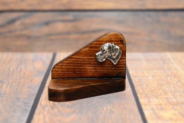 Pointer I - träljusstake med hund, värmeljusställ, hundminnesmärke av Art-Dog