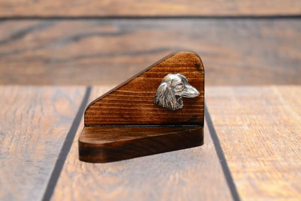 Tax - träljusstake med hund, värmeljusställ, hundminnesmärke av Art-Dog