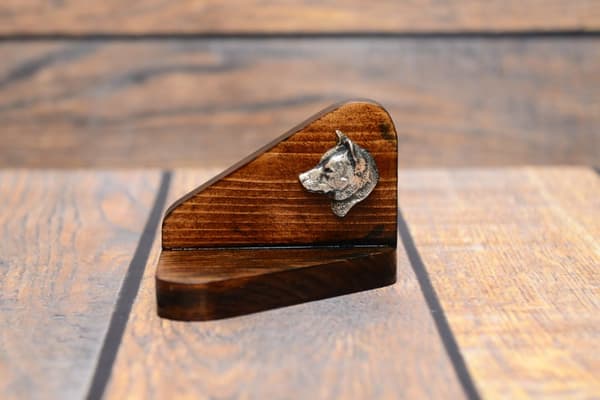 Shiba Inu - träljusstake med hund, värmeljusställ, hundminnesmärke av Art-Dog
