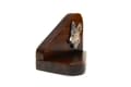 Miniatyrbillede 2 af 8: Basenji, Basenji, Congo Dog - trælysestage med en hund, fyrfadslysstativ, hundemindesmærke af Art-Dog