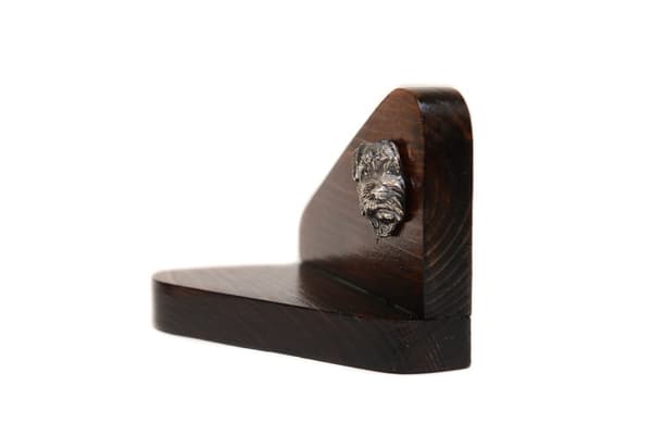 Norfolk Terrier - träljusstake med hund, värmeljusställ, hundminnesmärke av Art-Dog