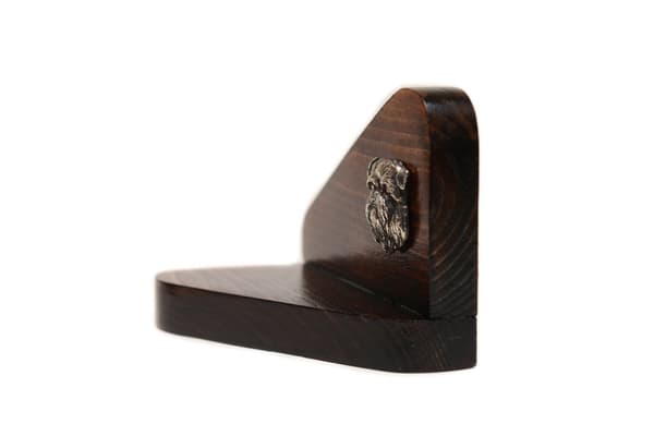 Bryssel Griffon, Griffon bruxellois - träljusstake med hund, värmeljusställ, hundminnesmärke av Art-Dog