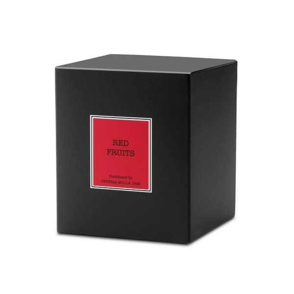 CM-Santiago stearinlys 230gr. Røde frugter