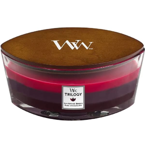 Duftlys Woodwick Trilogy Ellipse Sun Ripened Berries